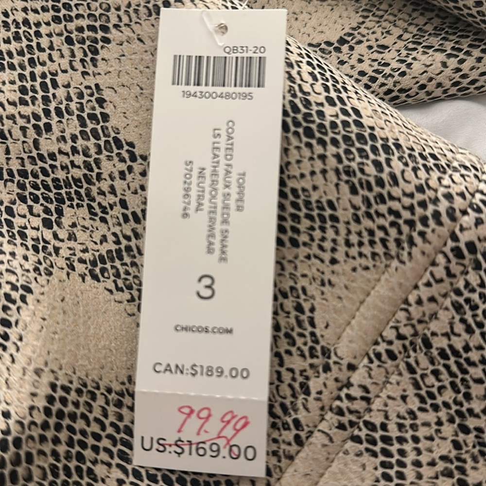 Chicos size 16/18 - Picture 3 of 3